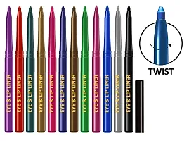 SWIPA Waterproof Eyeliner Pencil(Pack Of-12)-thumb1