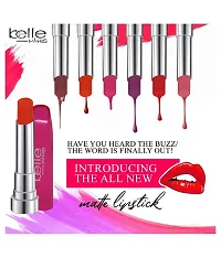 Belle Paris 6 Pcs Lipstick, Eyeliner, Mascara, 36Hrs Eyeliner, Foundation (60ml), 2in1Compact Powder, Kajal -Pack Of 12-thumb2