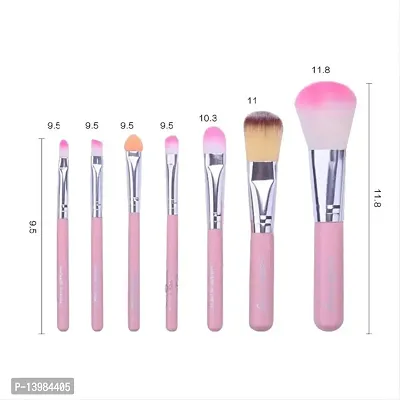 SWIPA Makeup Brush set of 7 with 6Pcs Sponge puff blender -(pack of 13)-thumb2