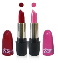 SWIPA Pink Red And Aloe Vera Matte Lipstick(Pack Of-14)-thumb2