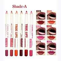 Swipa True Lips Liner Pencil Set of-12 Multicolour-thumb1