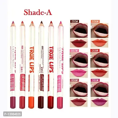 Swipa True Lips Liner Pencil Set of-12 Multicolour-thumb2