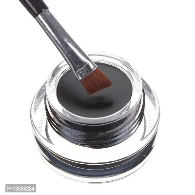 SWIPA 24hr Waterproof eyeliner gel makeup cosmetics eyes Tools Black  Brown with 2 brush 7g-thumb3