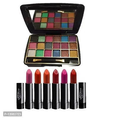 SWIPA 6Pcs Lipstick,18 Colour Mini Eyeshadow