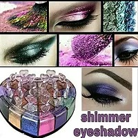 SWIPA 12Color shimmer powder eyeshadow (Multi)-thumb1