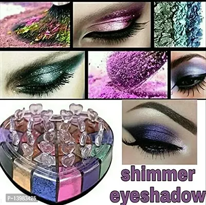 SWIPA 12Color shimmer powder eyeshadow (Multi)-thumb2