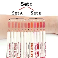 Swipa True Lips Liner Pencil Set of-12 Multicolour-thumb3