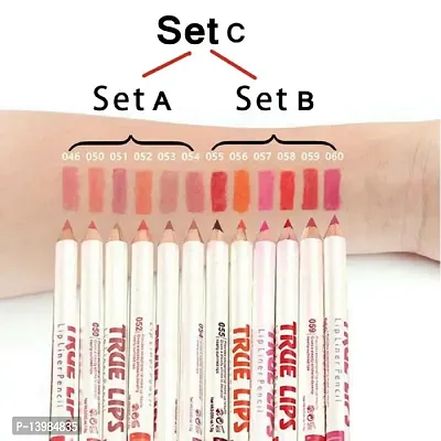 Swipa True Lips Liner Pencil Set of-12 Multicolour-thumb4