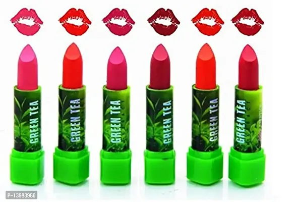 SWIPA Green Tea Lipstick Set Of 12(Multicolor)-thumb2