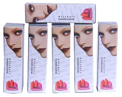 Belle Paris 6PCs Lipstick With 12 Pcs Eyeliner Multicolour-thumb1