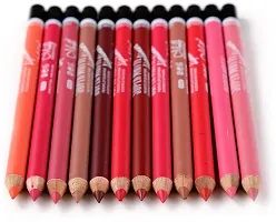 SWIPA Super Matte Lip Liner Pencil (Set Of 12) - P102-thumb1