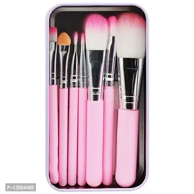 SWIPA Makeup Brush set of 7 with 6Pcs Sponge puff blender -(pack of 13)-thumb3