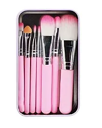 Swipa professional makeup combo for attractive look-SDL210034(BB rose cream, red pink lipstick, eyeliner mascara, primer, foundation(30ml), 2in1 compact, puff, 5pcs makeup brush, kajal pencil)-thumb3