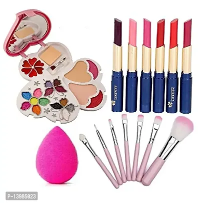 Swipa Make-up kit  combo (14 eyeshadow,2 blusher,2 powder cake,6 lipcolor,6 pcs matte lipstick,7pcs brush,puff) SDL210104