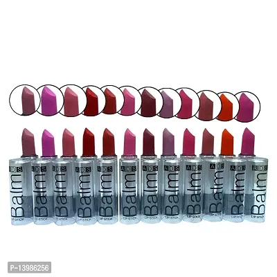 SWIPA A.D.S Combo Balm Matte Lipstick(Pack Of-12)