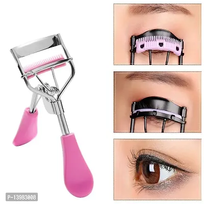 Swipa 7 Pieces Eyelashes with Eyelash Glue and Eyelash Curler With 36Hrs Waterproof Eyeliner-thumb4