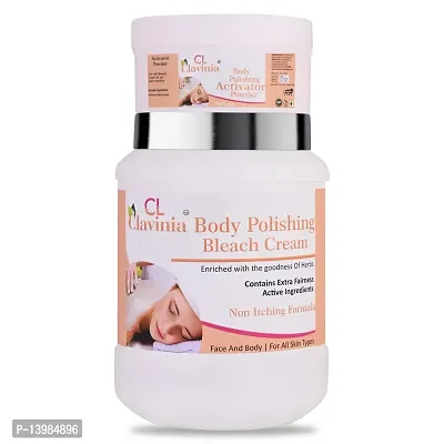 Buy Clavinia Body Polishing Bleach Cream And Activator Powder For