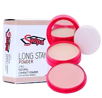 SWIPA 2in1 Compact Powder,10 Color Eyeshadow,Pink Red Lipstick,36hrs Eyeliner Pen,Foundation(60ml),Mascara,Face Puff,Kajal(Pack Of-9)-thumb2