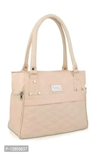 Stylish Fancy PU Solid Handbags For Women-thumb0