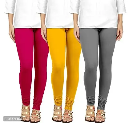 Stylish Solid Legging for Women Pack of 3-thumb0