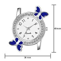Green Scapper Analog Butterfly White Dial Watch for Girl's  Women-2211 (Blue)-thumb3