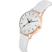 Green Scapper Girl's and Women's Quartz Watch with Analogue Display and Leather Strap (White)-thumb1