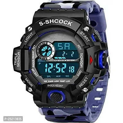 Green Scapper Multicolor Army Digital Watches for Boys  Mens-5562-thumb0