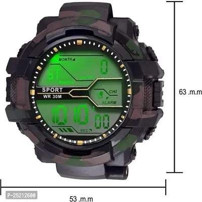 Green Scapper Green Army LED Digital Watch for Kid's-Children's-Boy's  Girl's-4523-thumb5