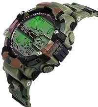 Green Scapper Green Army Sillicon LED Digital Watch for Kid's-Children's-Boy's  Girl's-4530-thumb3