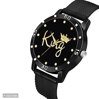 Green Scapper New Luxury Black King Printed Analog Watch for Boys-thumb3