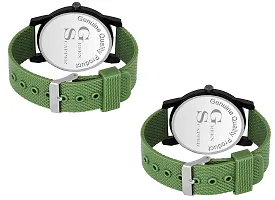 Green Scapper Green Color Wrist Watch Unique PUBG-AAPNA TIME AAYEGA-Avenger Series Pack of 2 Analog Watch for Girls  BOYS-2996 (Multicolour 2)-thumb1