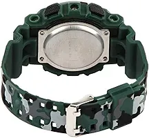 Green Scapper Multicolor Army Digital Watches Pack of 2 for Boys  Mens-4322 (Red  Green)-thumb1