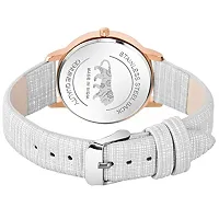 Green Scapper Girl's and Women's Quartz Watch with Analogue Display and Leather Strap (White)-thumb2