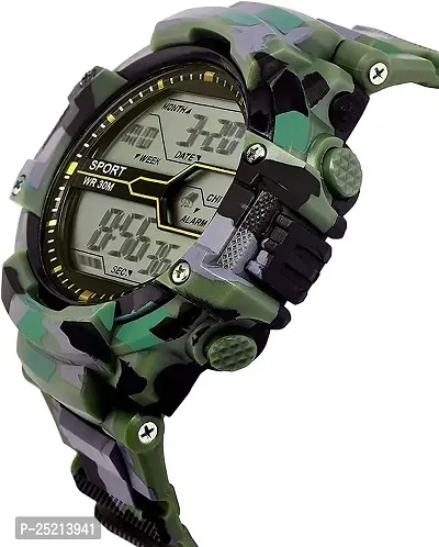 Green Scapper HRSMTRO10 Army Digital Digital Watch - for Boys  Girls (Blue)-thumb2