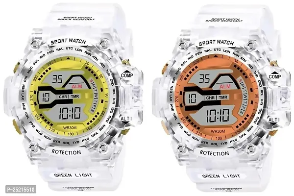 Green Scapper Digital Watches for Boys  Men-2425 (Off-White 2)