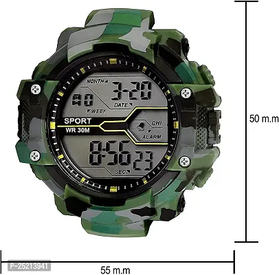 Green Scapper HRSMTRO10 Army Digital Digital Watch - for Boys  Girls (Blue)-thumb4