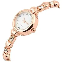 Green Scapper White Dial Analog Watch for Women-2600 (Rose-Gold)-thumb1