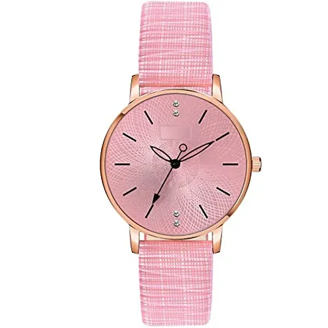 Scapper Luxury Leather Strap Analog Watch for Women Girls-9002