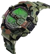 Green Scapper Green Army Sillicon LED Digital Watch for Kid's-Children's-Boy's  Girl's-4533-thumb2