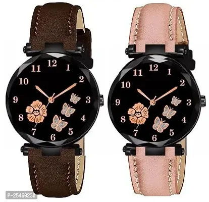 New Luxury Pack of 2 Analog Watch for Women  Girls