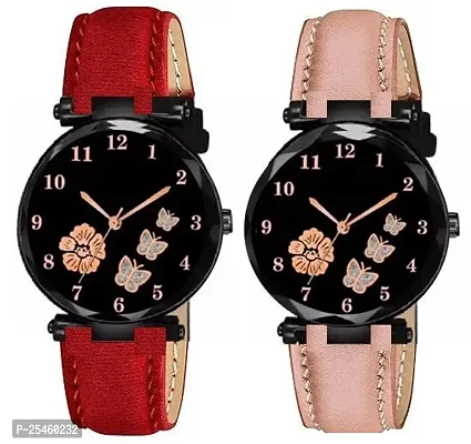 New Luxury Pack of 2 Analog Watch for Women  Girls