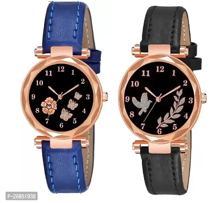 Classic  Analog Watch for Women Pack of 2