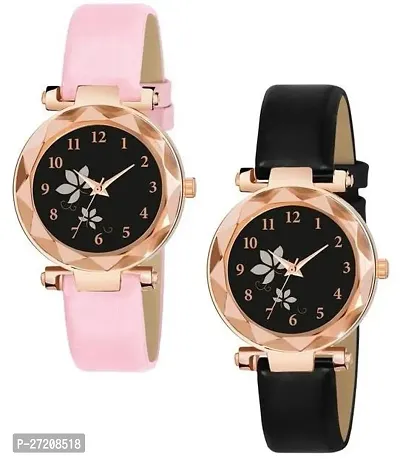 New Luxury Pack of 2 Analog Watch for Women  Girls