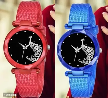 Classy Analog Watches for Women, Pack of 2-thumb0