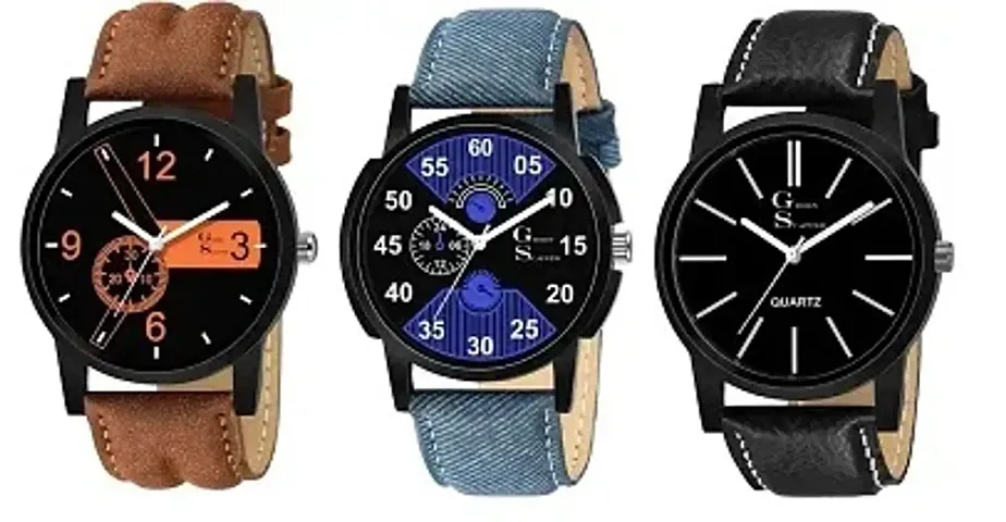 Scapper Color Analog Watch Pack of for Boys Girls