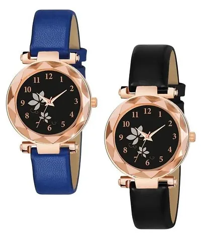 Scapper Leather Strap Aanalog Watch for Girls Women-5617