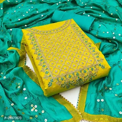 Stylish Cotton Dress Material with Dupatta-thumb0