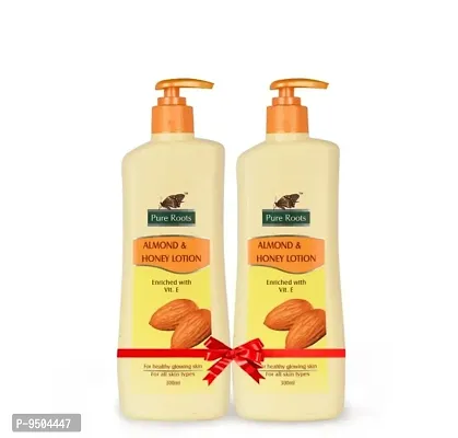 Pure Roots Almond Moisturizing Body Lotion Combo 300ml Each