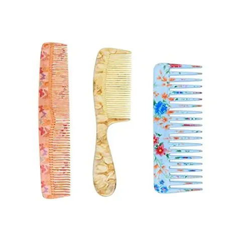 Stylish Plastic Comb, Pack Of 3