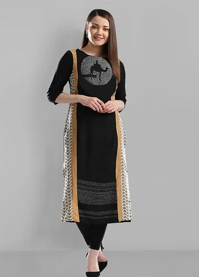 Elegant Poly Crepe Kurta For Men